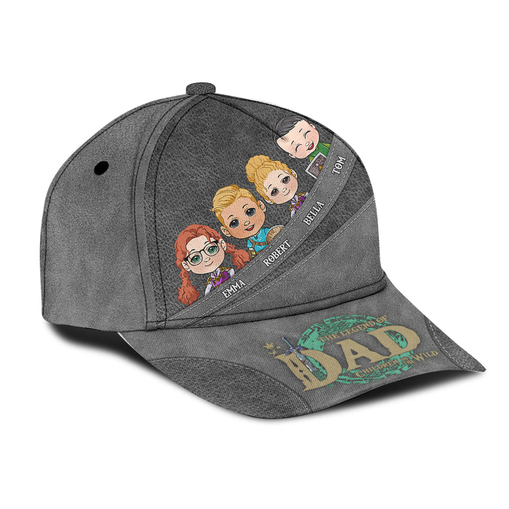 The Legend Of Dad Mom - Personalized The Hero's Legend Classic Cap