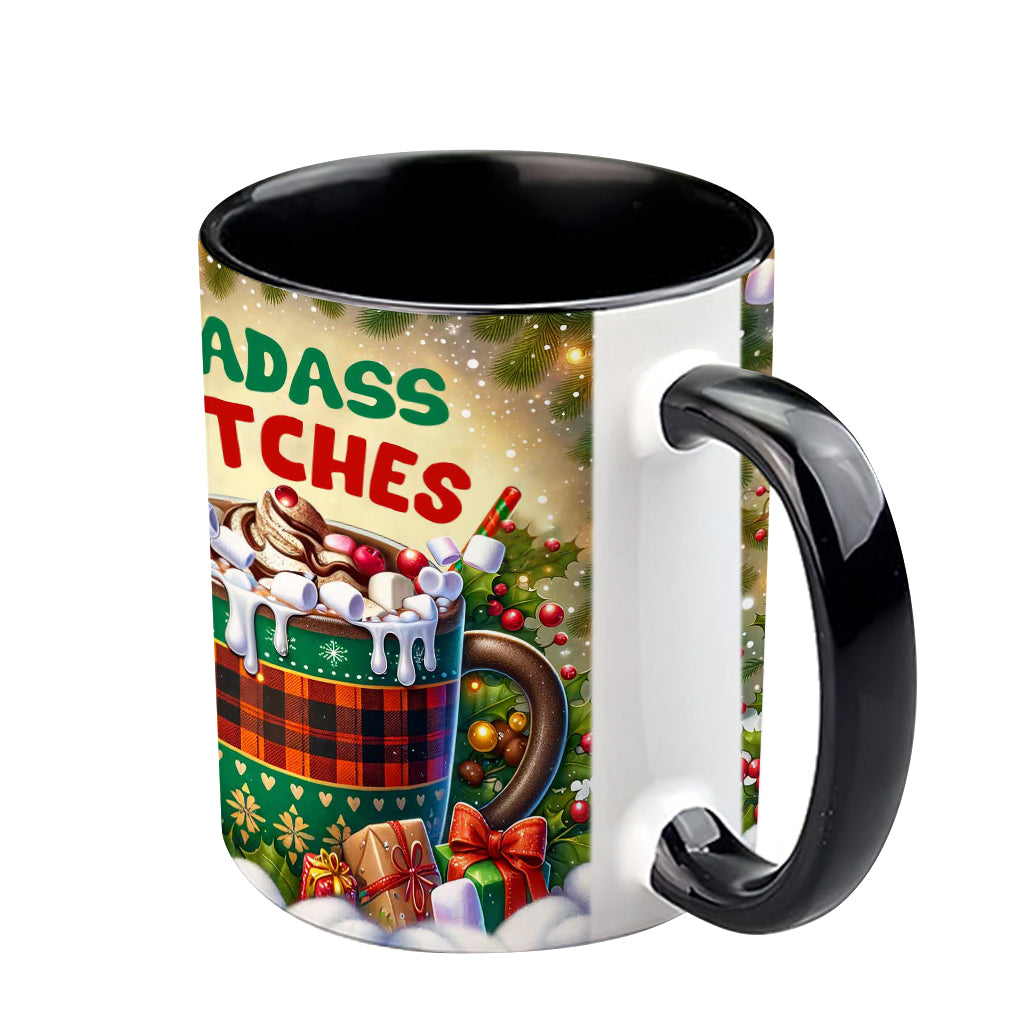 Badass Bitches - Personalized Bestie Accent Mug