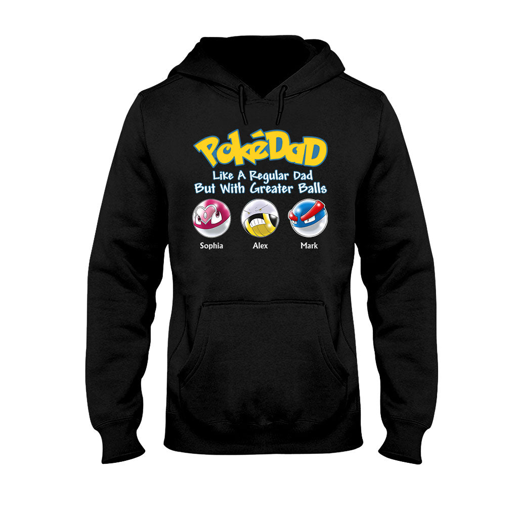 Pokedad - Personalized Monster Trainer T-shirt And Hoodie