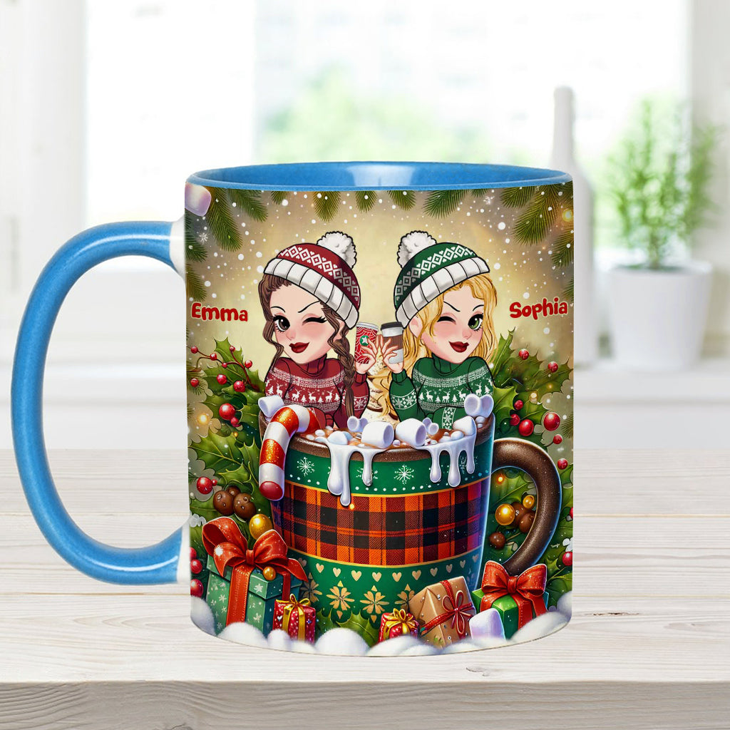 Badass Bitches - Personalized Bestie Accent Mug