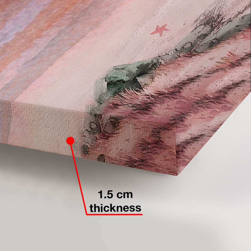 Mother & Daughters Forever Linked Together - Personalized Mother Canvas And Poster