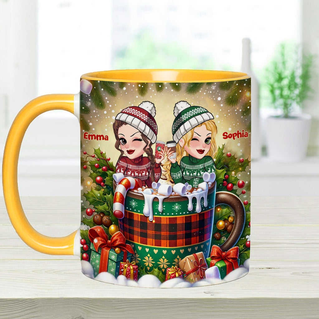 Badass Bitches - Personalized Bestie Accent Mug