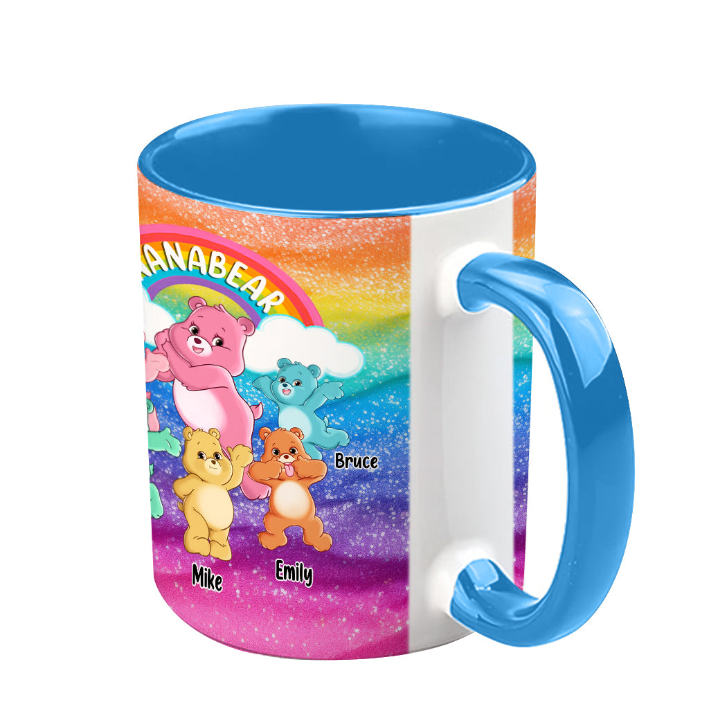 Grandmabear/Nanabear/Mamabear - Personalized Grandma Accent Mug