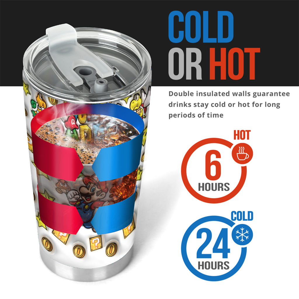 Super Daddio - Personalized Super Plumber Tumbler
