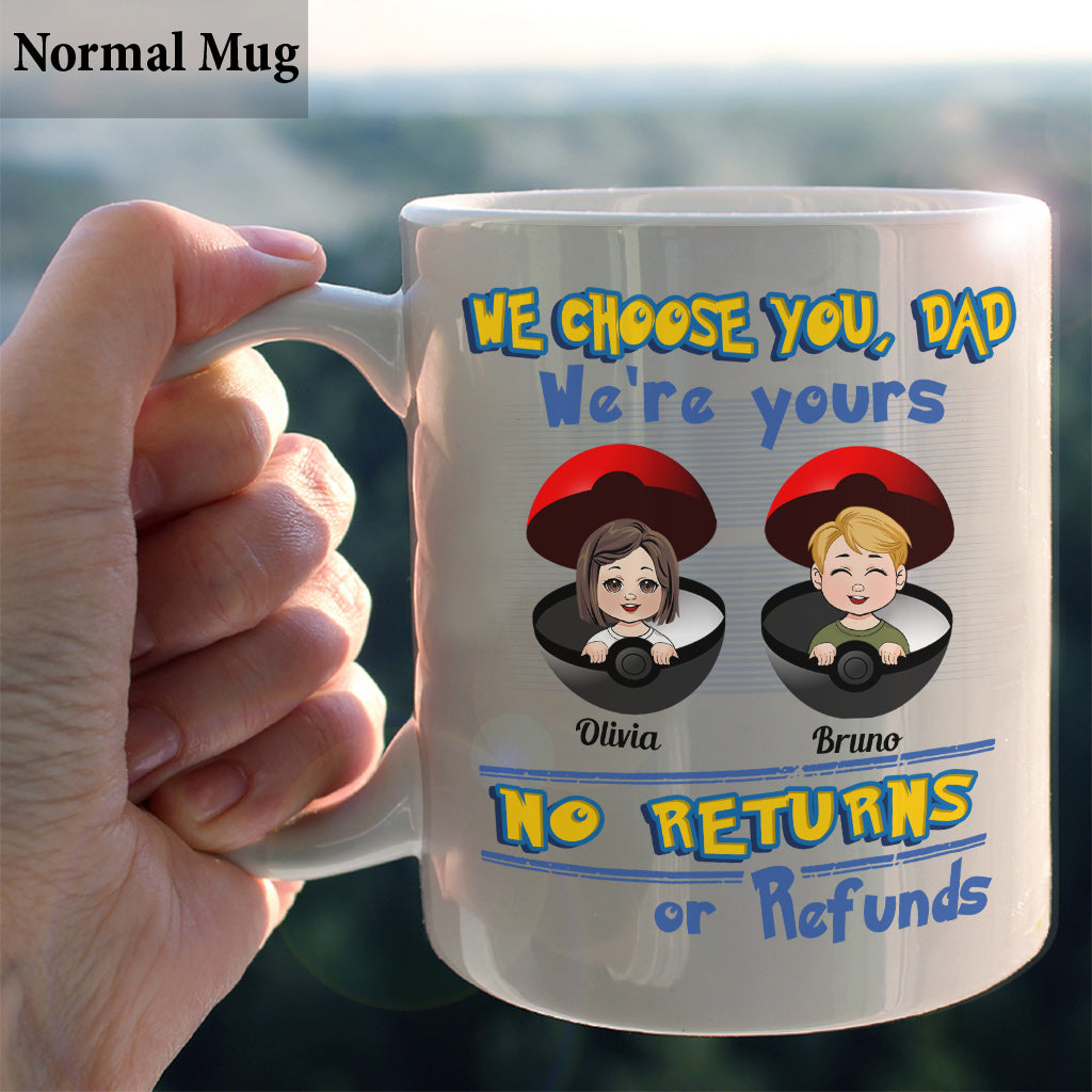 No Returns Or Refunds - Personalized Monster Trainer Mug
