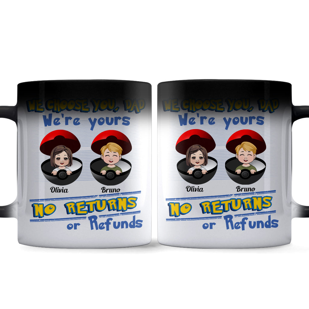 No Returns Or Refunds - Personalized Monster Trainer Mug