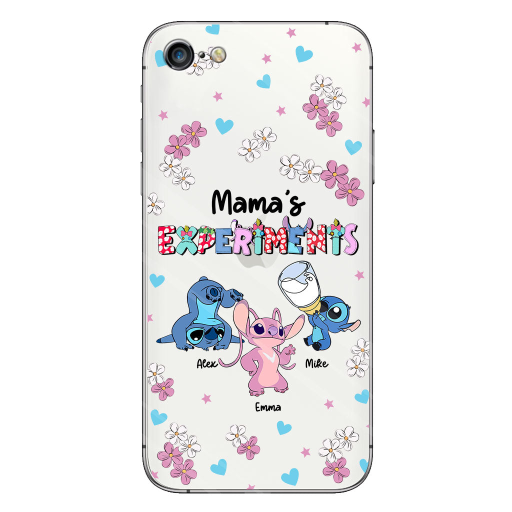 Mama's Experiments - Personalized Mother Clear Phone Case