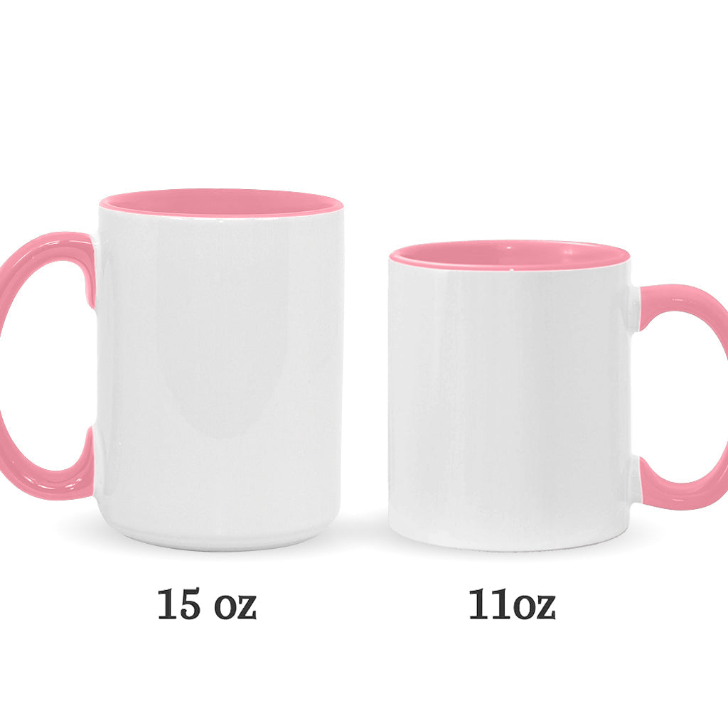 Mother And Daughters Sons Children Forever Linked Together Floral Inflated - Personalized Mother Accent Mug