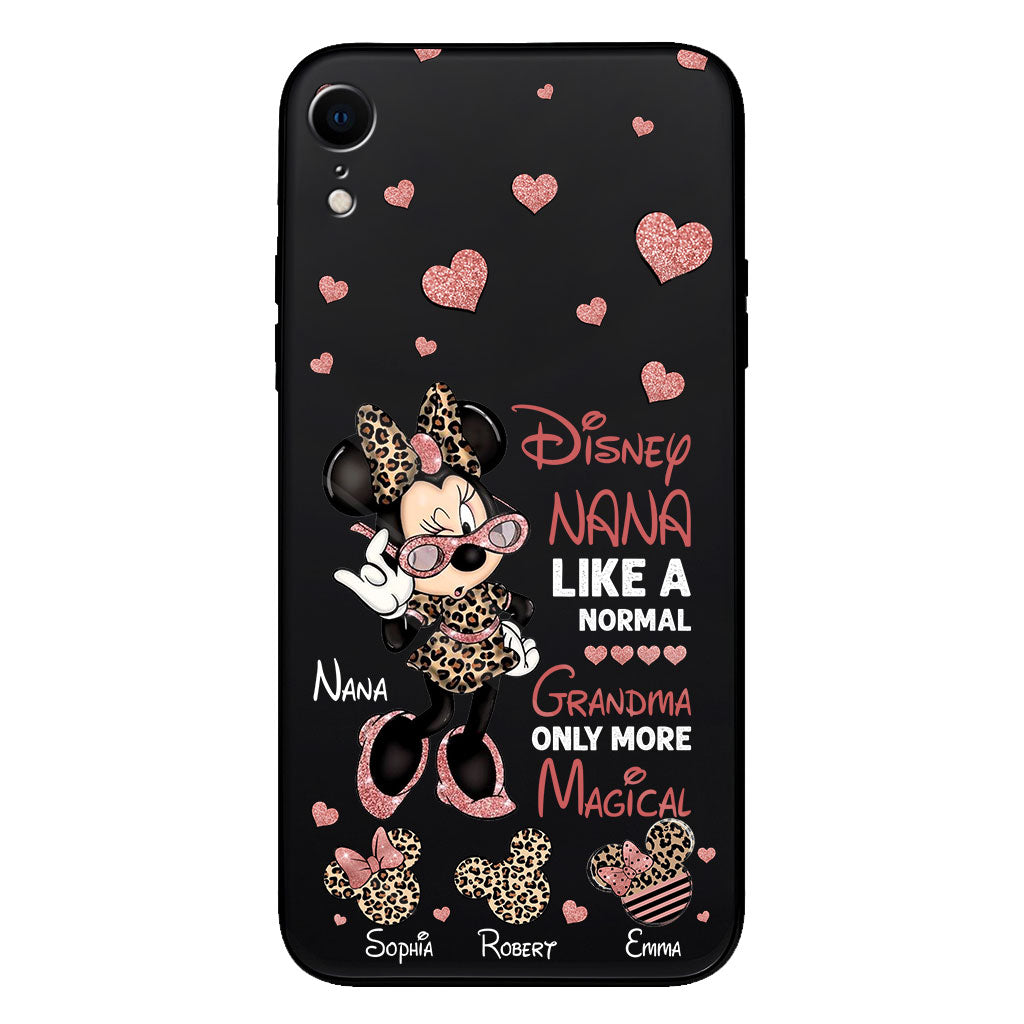Like A Normal Grandma Only More Magical - Personalized Grandma Clear Phone Case