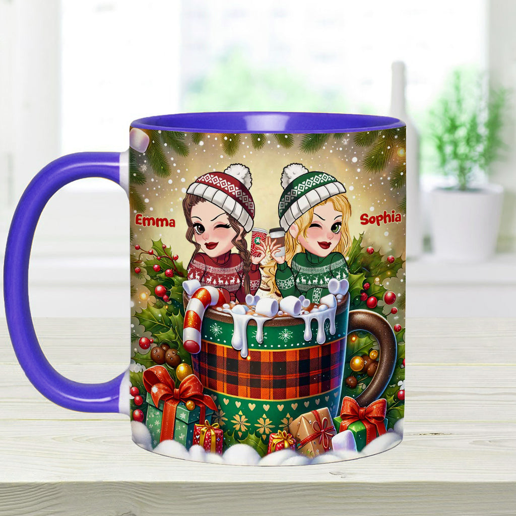 Badass Bitches - Personalized Bestie Accent Mug