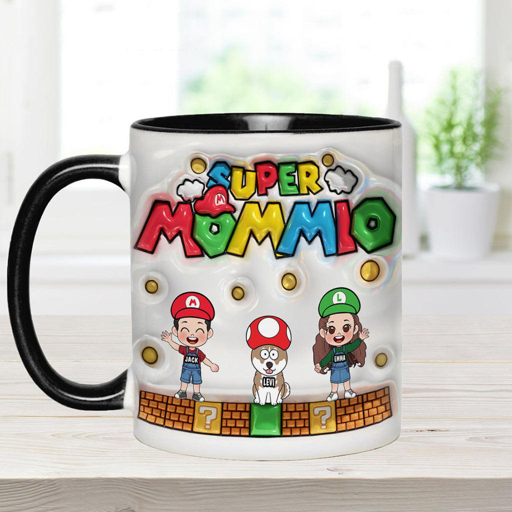 Super Mommy/ Daddy - Personalized Super Plumber Accent Mug