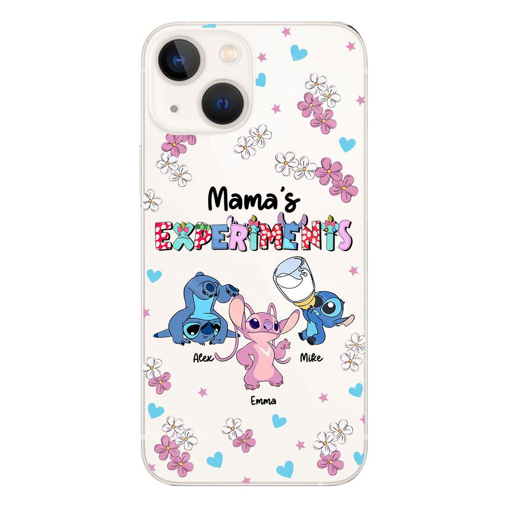Mama's Experiments - Personalized Mother Clear Phone Case
