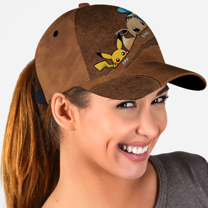 Pokedad Pokemom Gotta Love 'em All - Personalized Monster Trainer Classic Cap