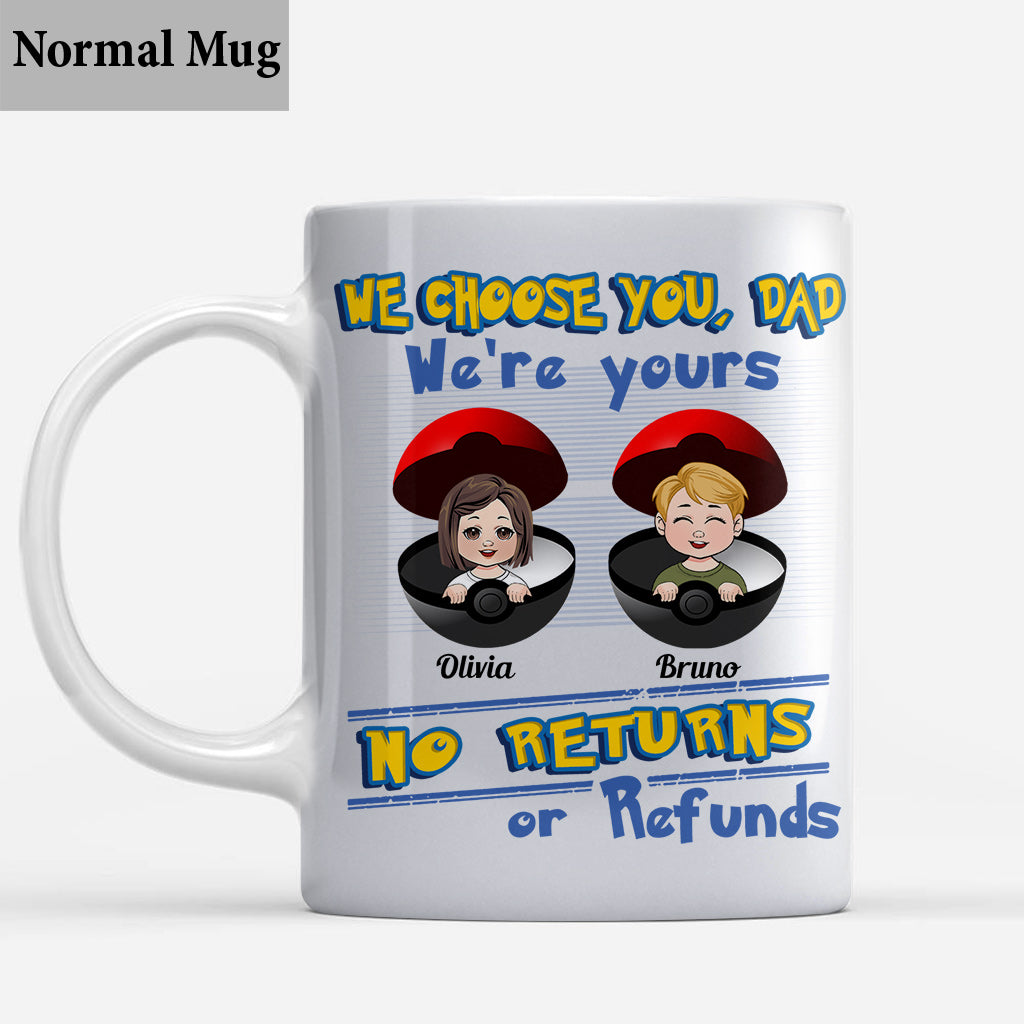 No Returns Or Refunds - Personalized Monster Trainer Mug