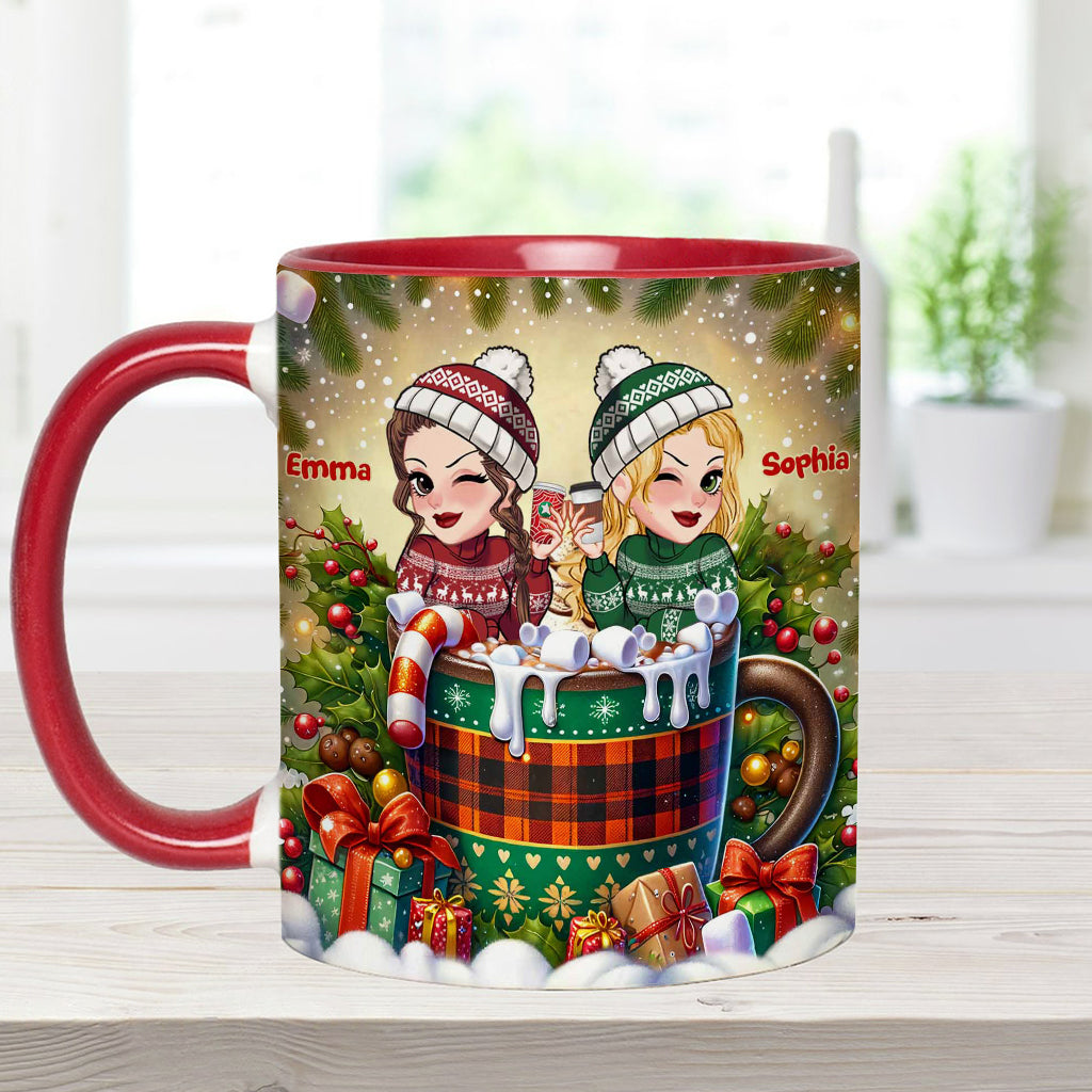 Badass Bitches - Personalized Bestie Accent Mug