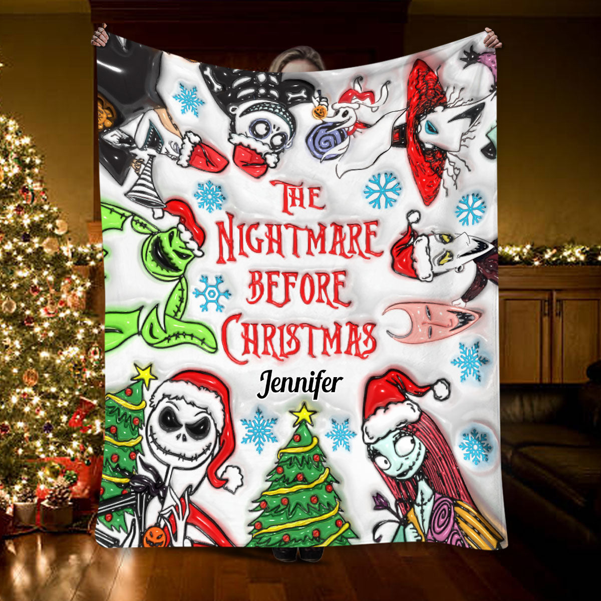 The Night Before Christmas - Personalized Nightmare Blanket