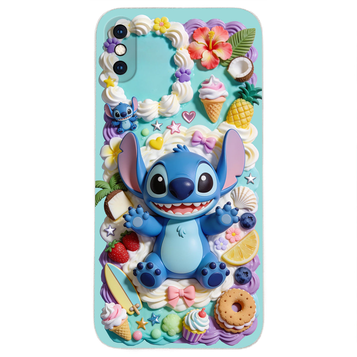 Ohana - Personalized Ohana 3D Embossed Leather Phone Case