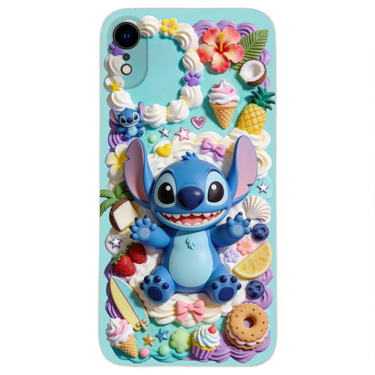 Ohana - Personalized Ohana 3D Embossed Leather Phone Case