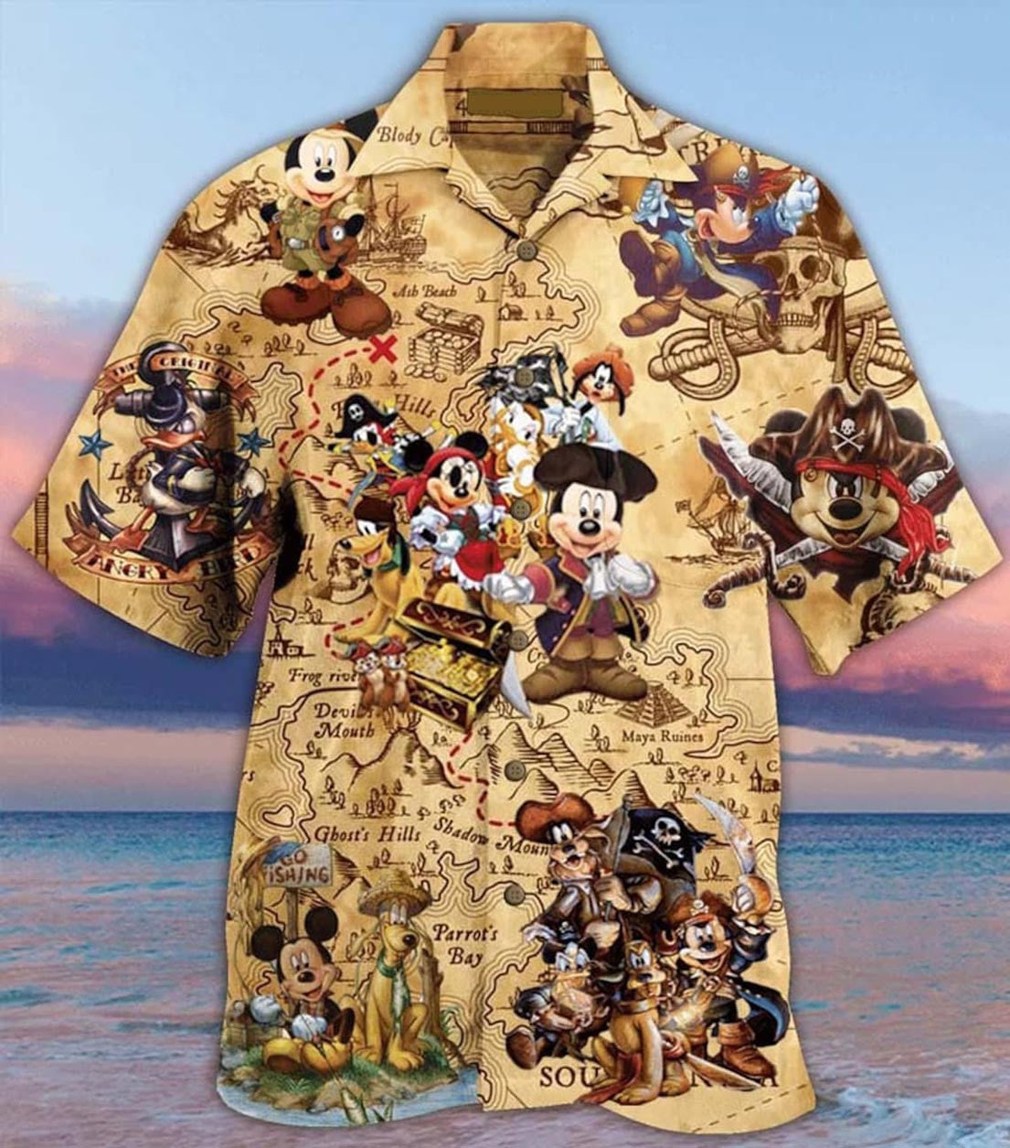 Pirate Mouse Hawaiian Shirt 0523