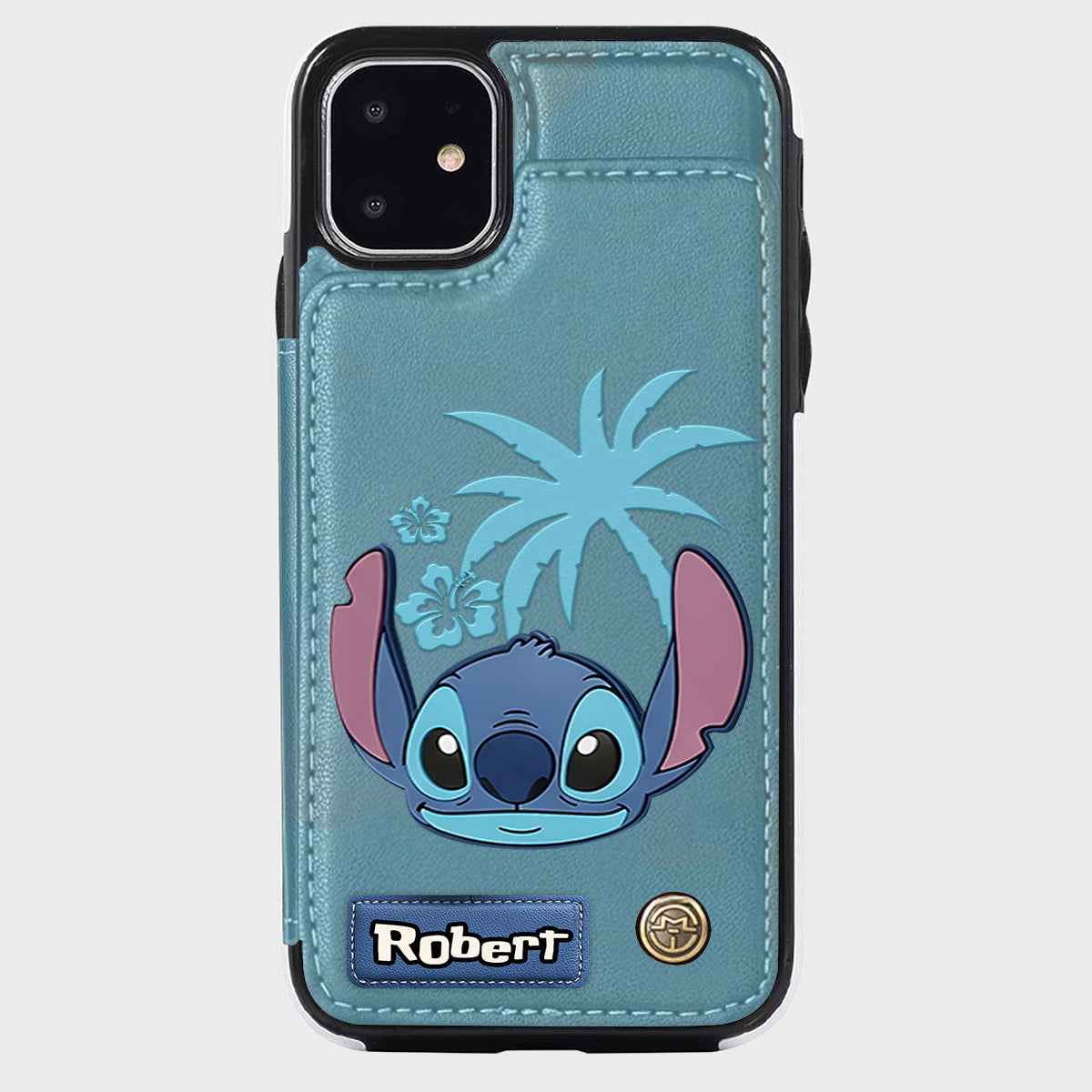 Ohana Alien Custom Name - Personalized Ohana Wallet Phone Case