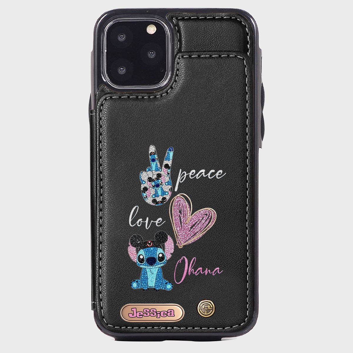 Ohana Means Family - Personalized Ohana Wallet Phone Case