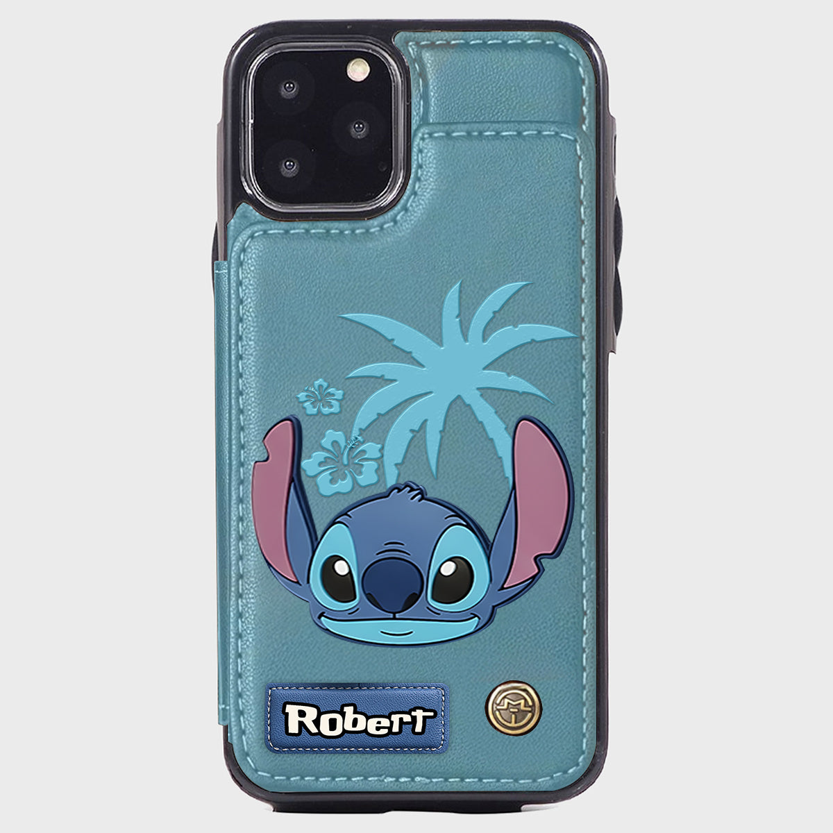 Ohana Alien Custom Name - Personalized Ohana Wallet Phone Case