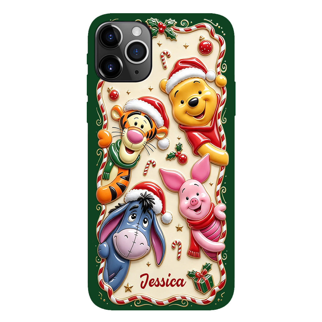 The Best Time Of The Year - Personalized Yellow Bear Full Print Phone Case