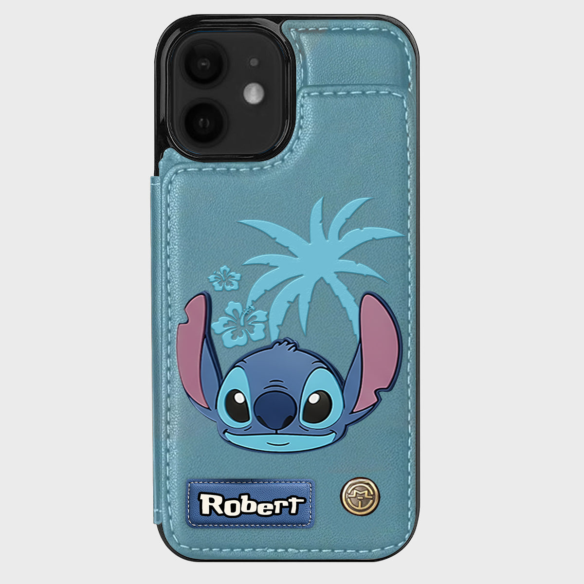 Ohana Alien Custom Name - Personalized Ohana Wallet Phone Case
