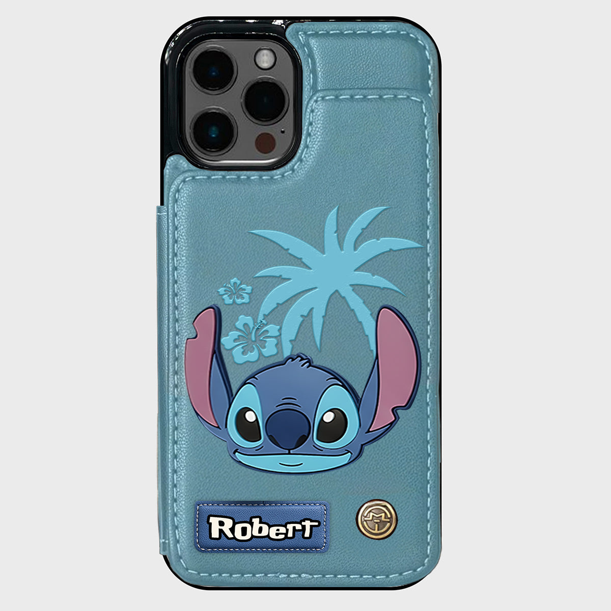 Ohana Alien Custom Name - Personalized Ohana Wallet Phone Case
