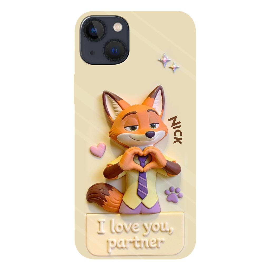 I Love You - Personalized Couple Full Print Phone Case