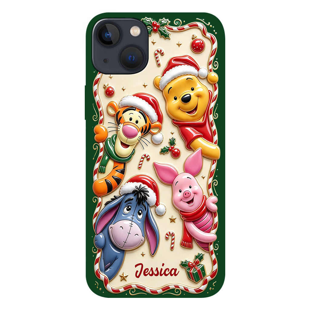 The Best Time Of The Year - Personalized Yellow Bear Full Print Phone Case
