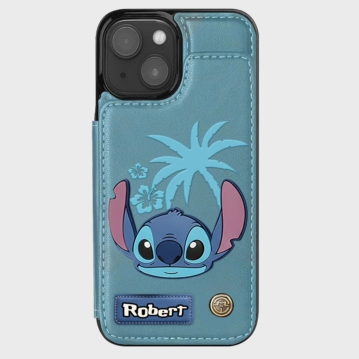 Ohana Alien Custom Name - Personalized Ohana Wallet Phone Case