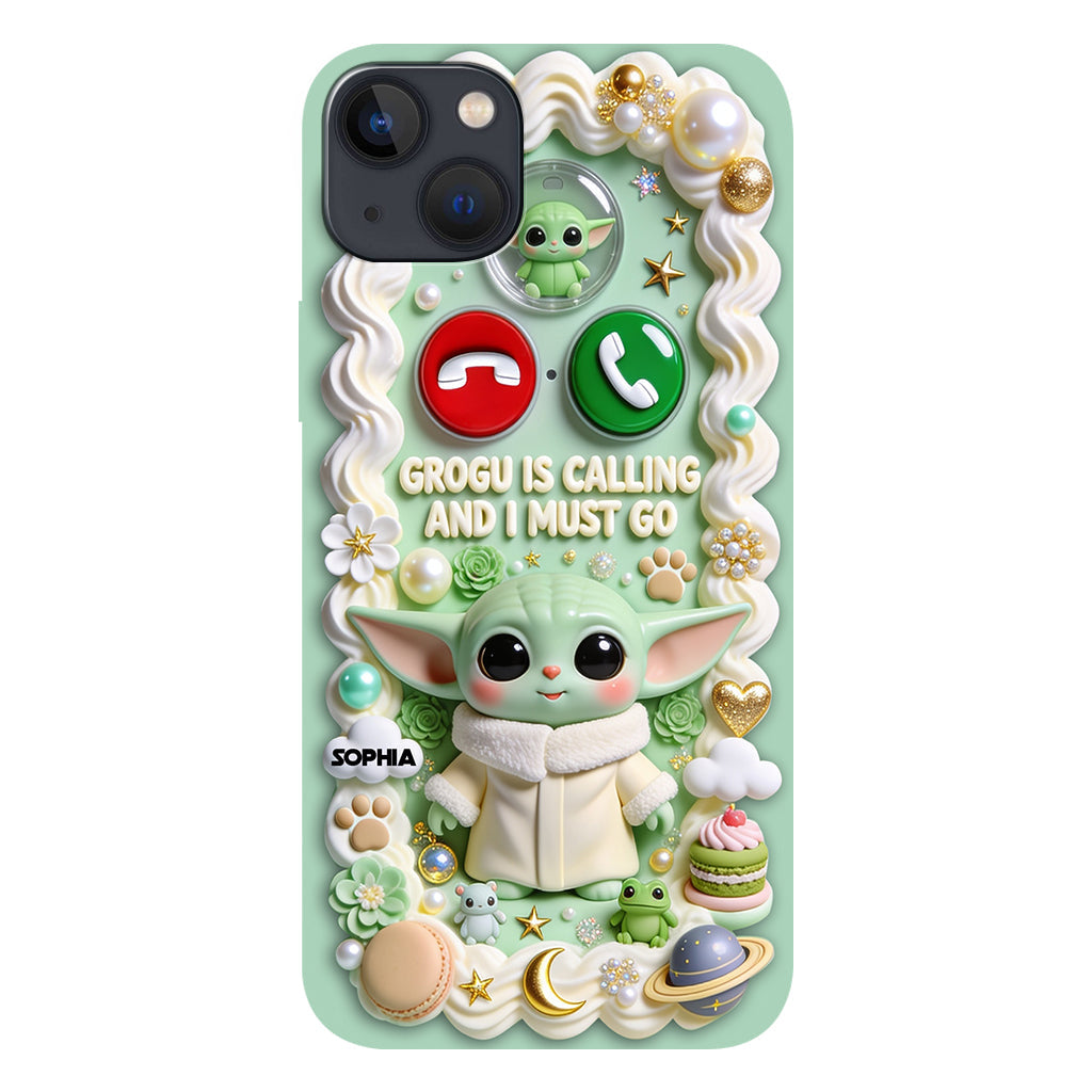 Baby Is Calling - Personalized The Force Full Print Phone Case