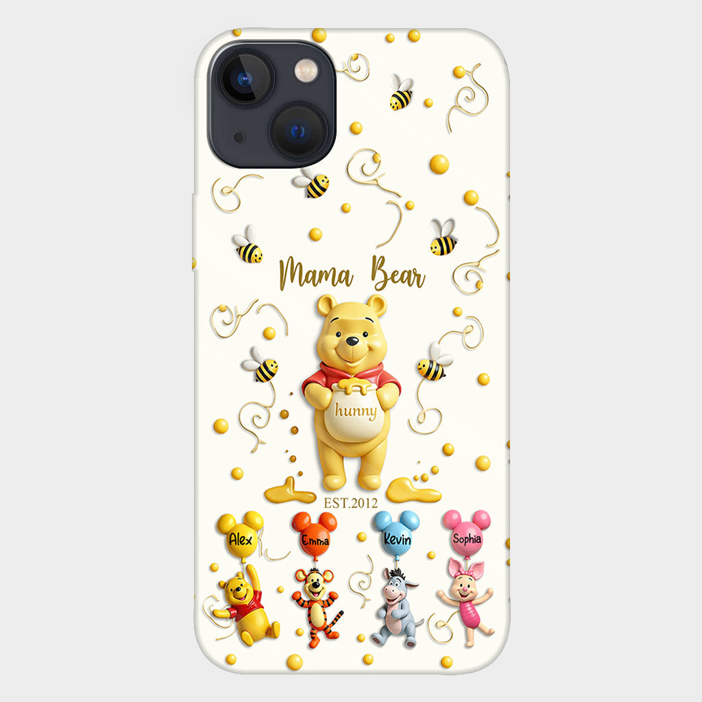 Mama Bear - Personalized Mouse Full Print Phone Case