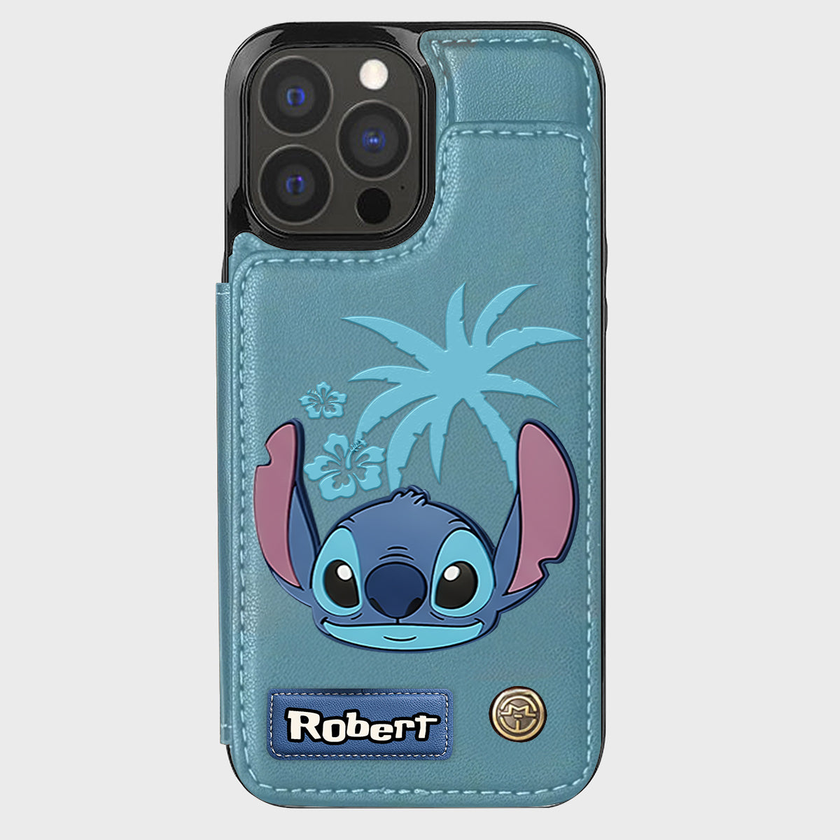 Ohana Alien Custom Name - Personalized Ohana Wallet Phone Case