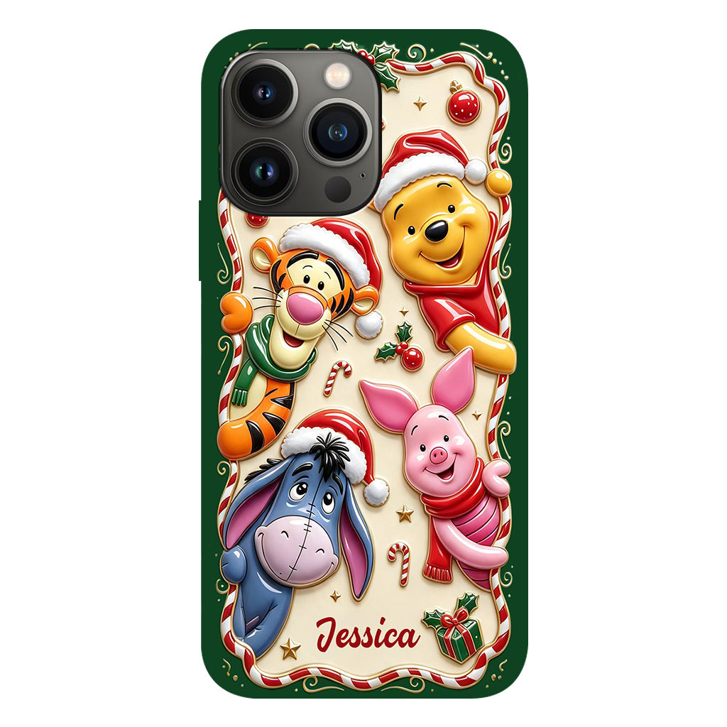 The Best Time Of The Year - Personalized Yellow Bear Full Print Phone Case