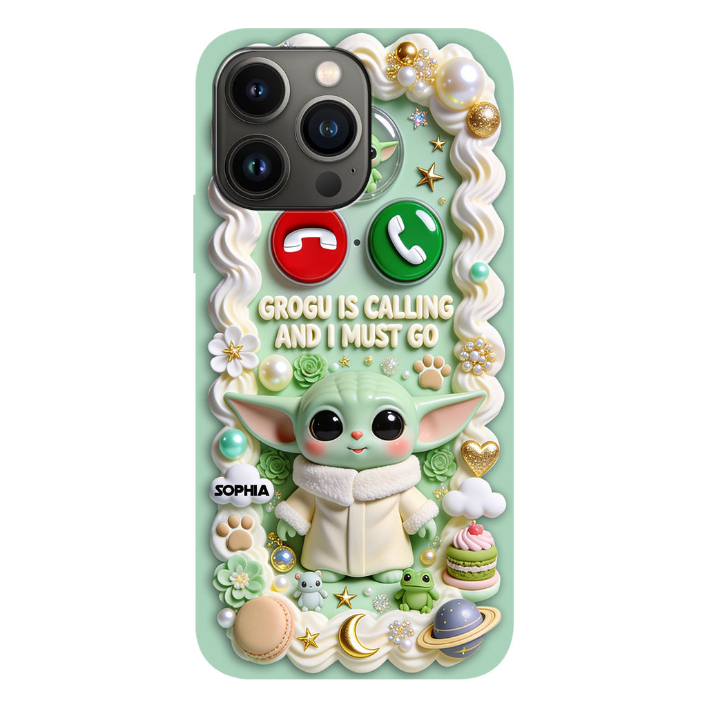 Baby Is Calling - Personalized The Force Full Print Phone Case
