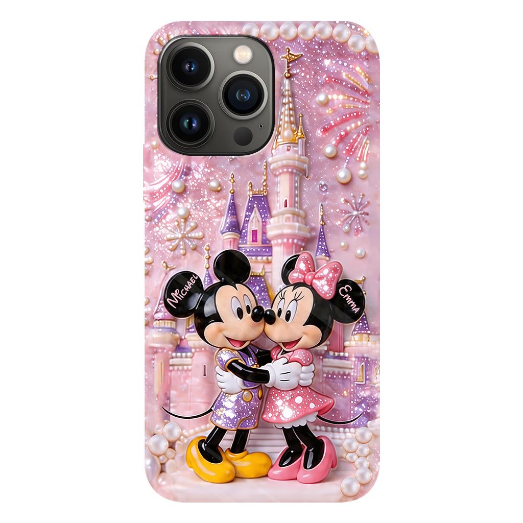 Cartoon Mouse Lovers Gift - Personalized Dream Trip Full Print Phone Case
