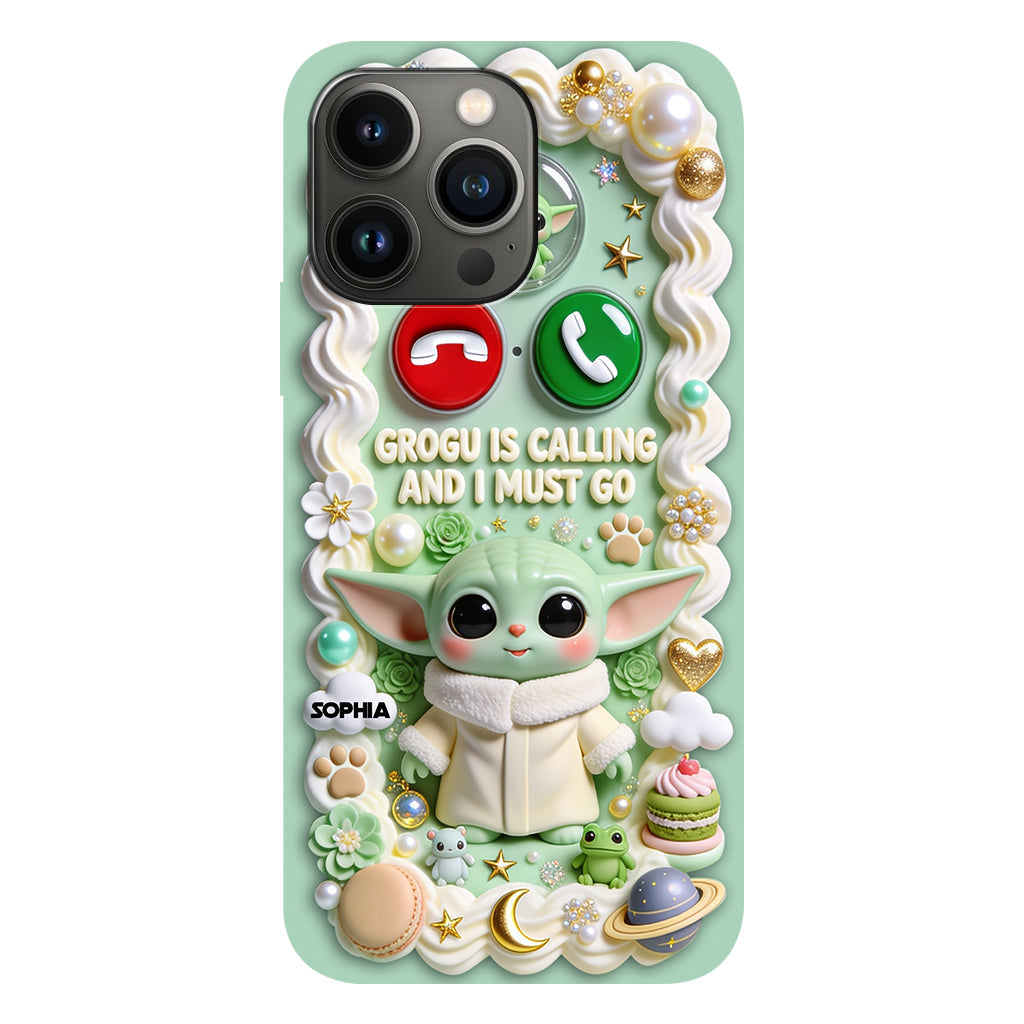 Baby Is Calling - Personalized The Force Full Print Phone Case