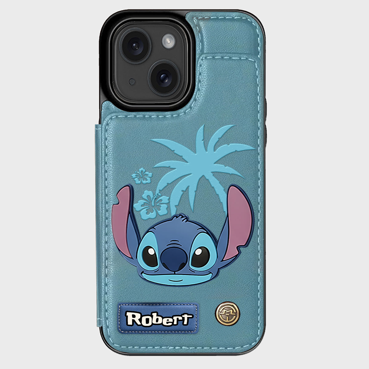 Ohana Alien Custom Name - Personalized Ohana Wallet Phone Case