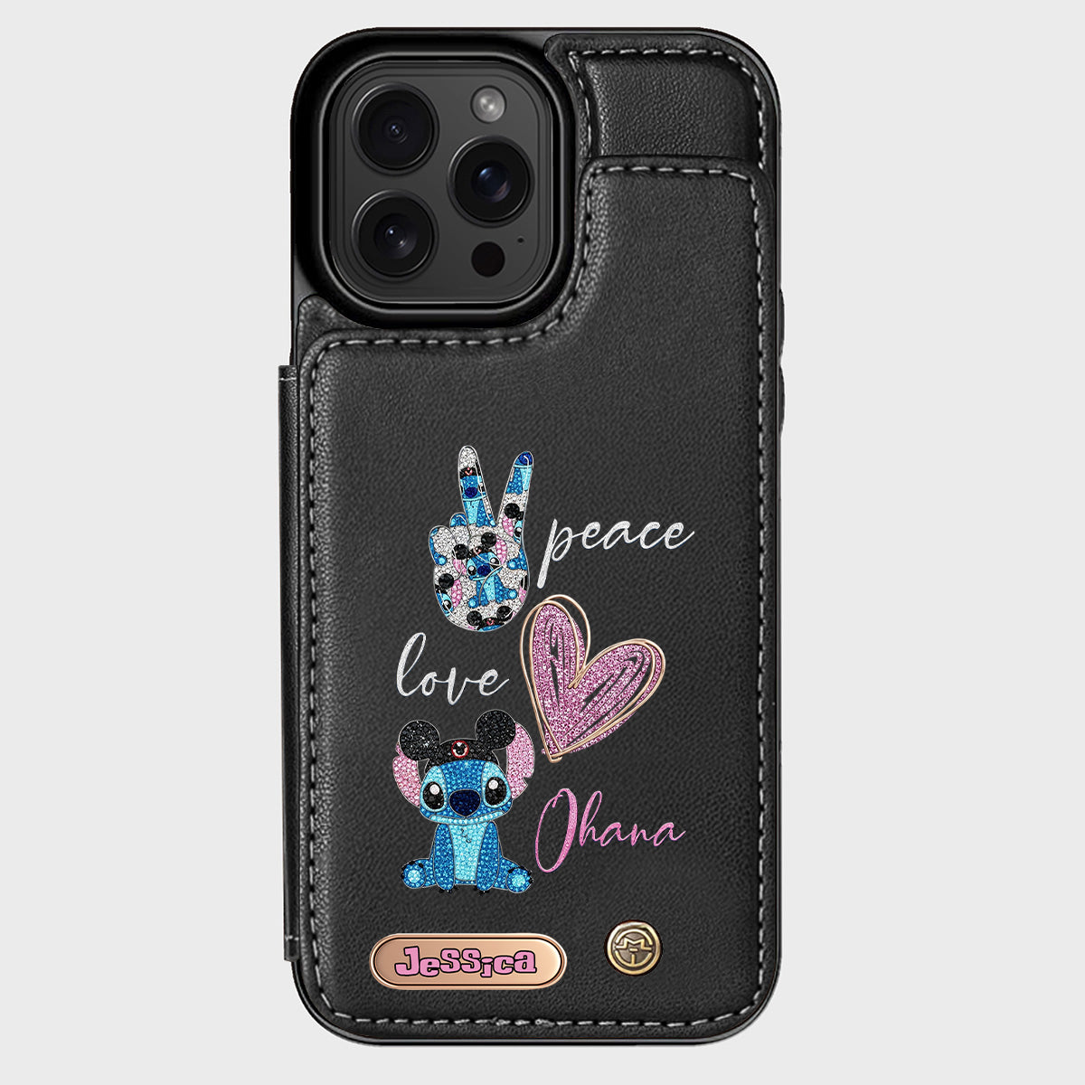 Ohana Means Family - Personalized Ohana Wallet Phone Case