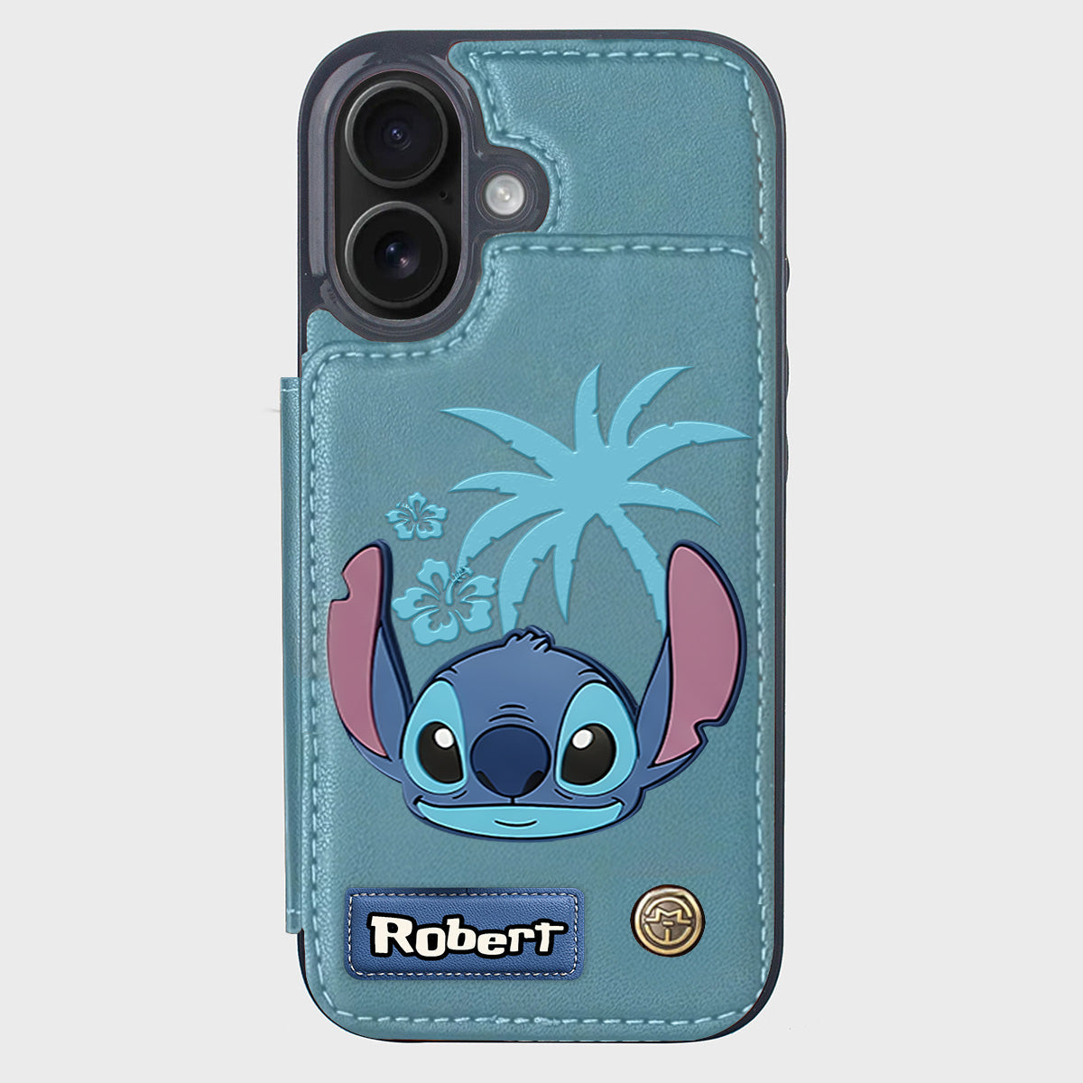 Ohana Alien Custom Name - Personalized Ohana Wallet Phone Case