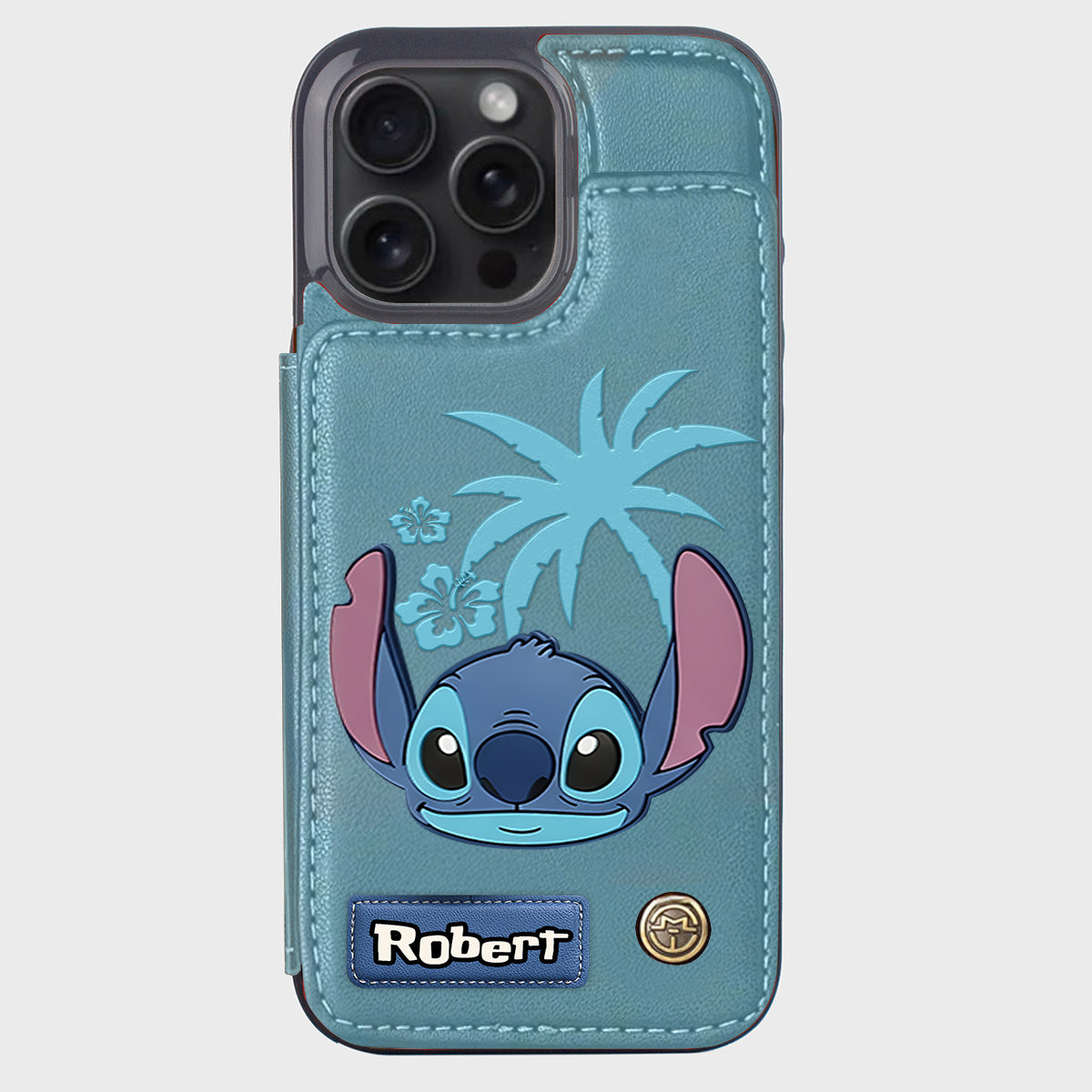 Ohana Alien Custom Name - Personalized Ohana Wallet Phone Case