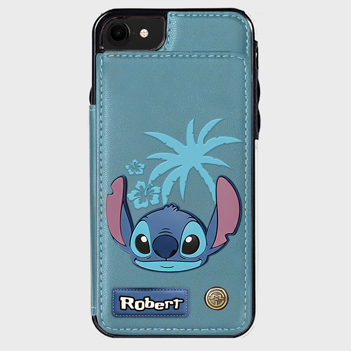 Ohana Alien Custom Name - Personalized Ohana Wallet Phone Case