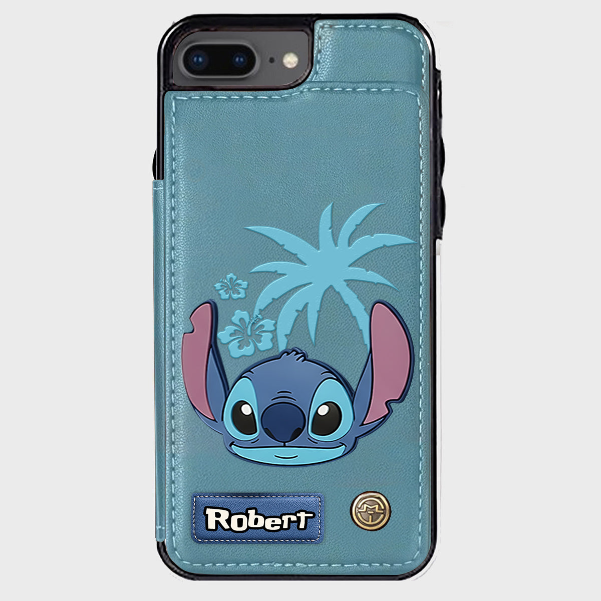 Ohana Alien Custom Name - Personalized Ohana Wallet Phone Case