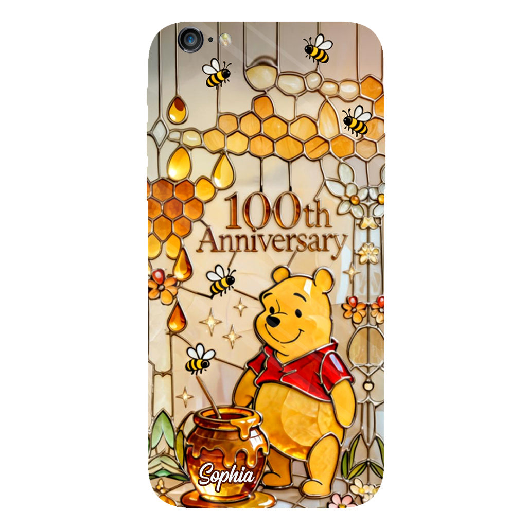 Honey Bear 100th Anniversary - Personalized Yellow Bear Full Print Phone Case