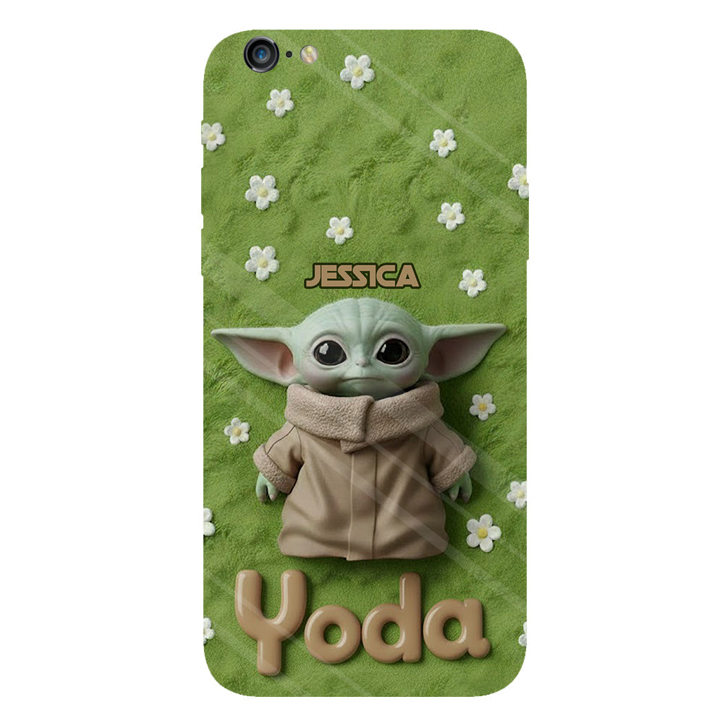 Cute Yoda - Personalized The Force Full Print Phone Case