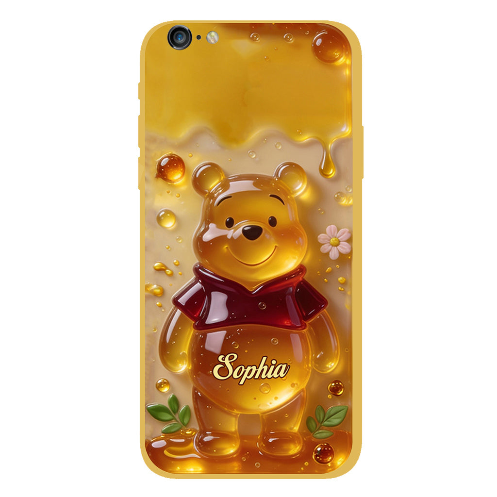Cute Jelly Bear - Personalized Yellow Bear Full Print Phone Case