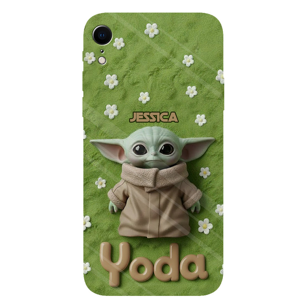 Cute Yoda - Personalized The Force Full Print Phone Case