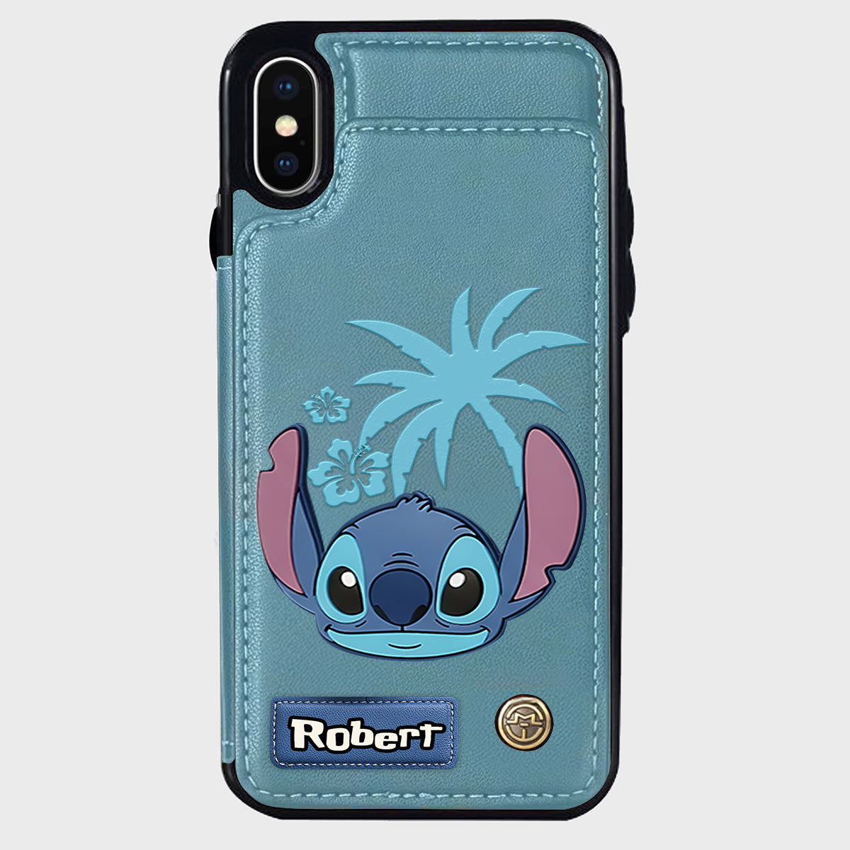 Ohana Alien Custom Name - Personalized Ohana Wallet Phone Case